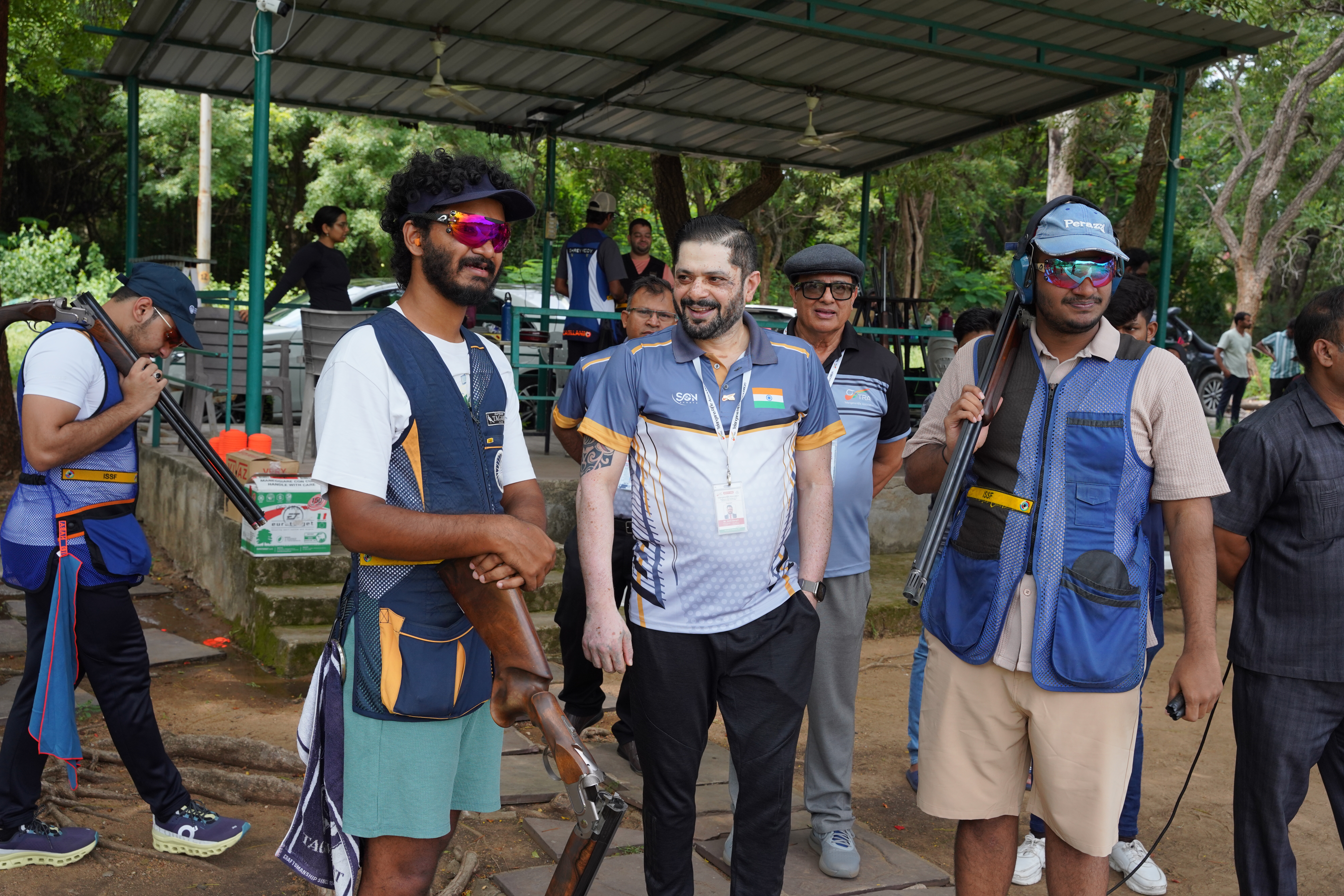 Amit Sanghi at shooting range